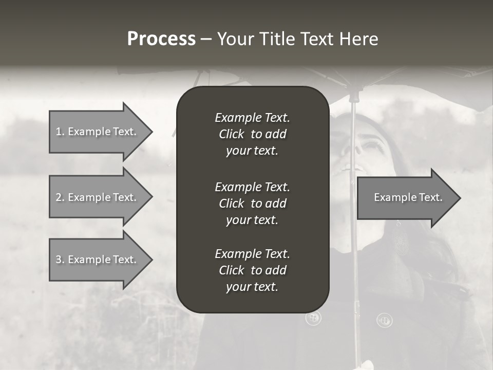 Fall Portrait Wind PowerPoint Template