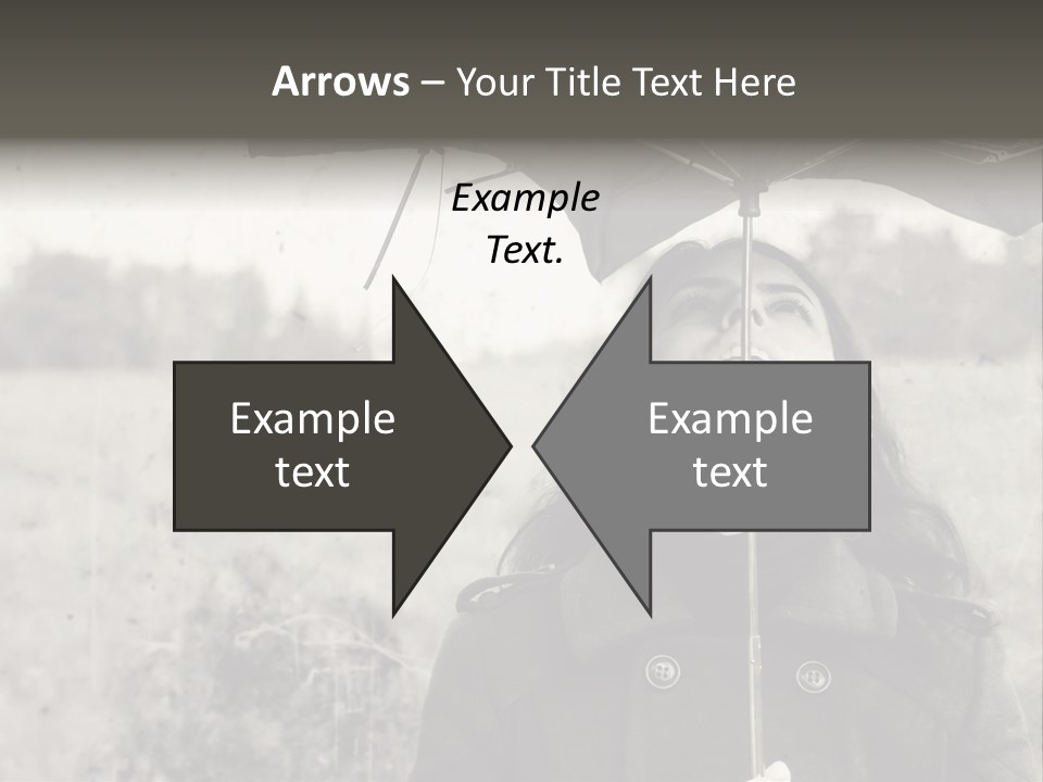 Fall Portrait Wind PowerPoint Template