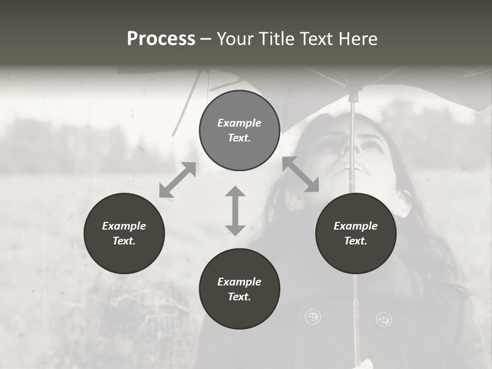 Fall Portrait Wind PowerPoint Template