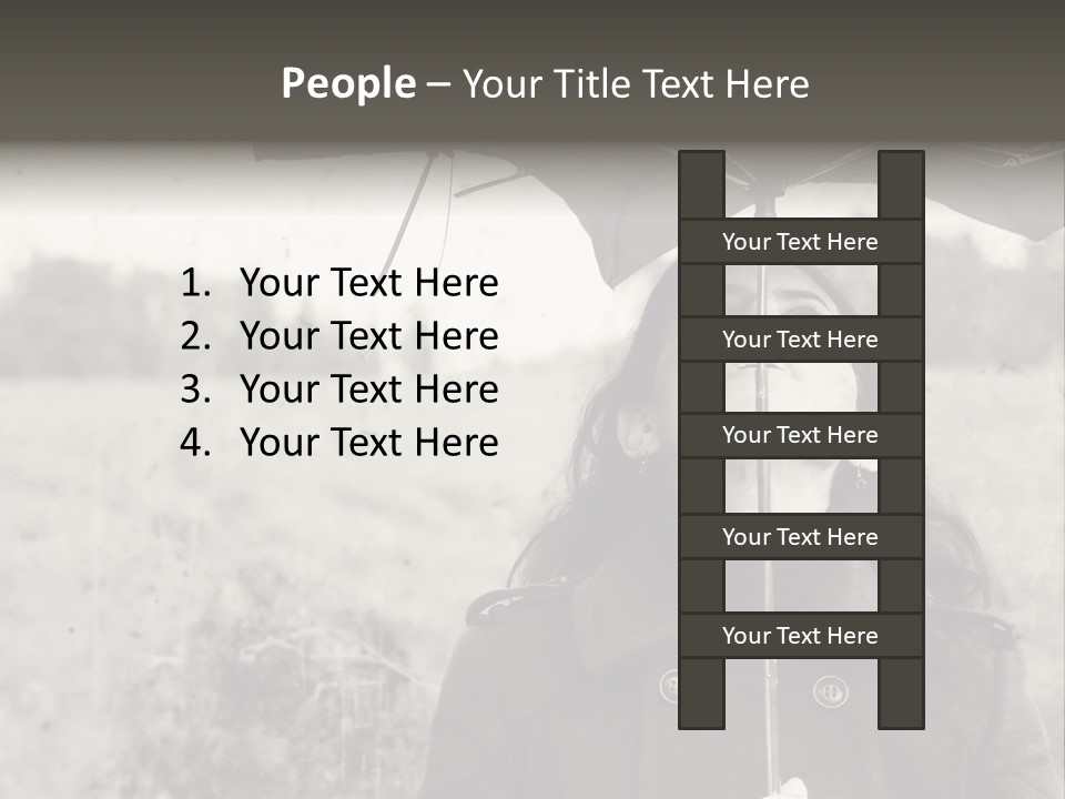 Fall Portrait Wind PowerPoint Template