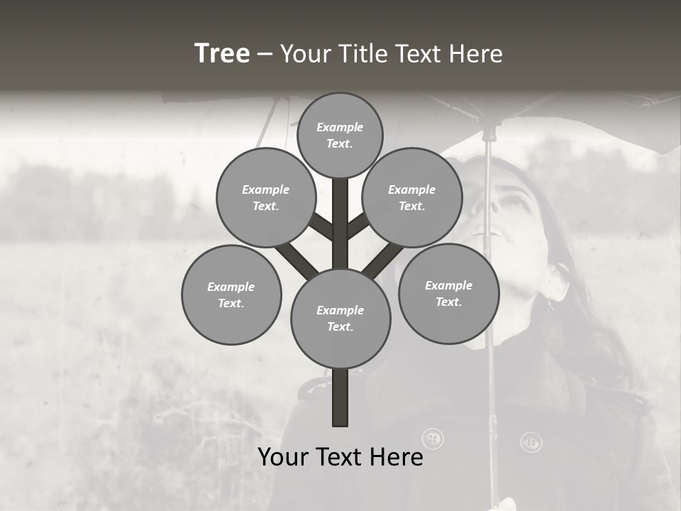 Fall Portrait Wind PowerPoint Template