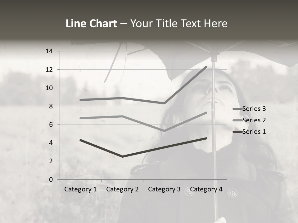 Fall Portrait Wind PowerPoint Template