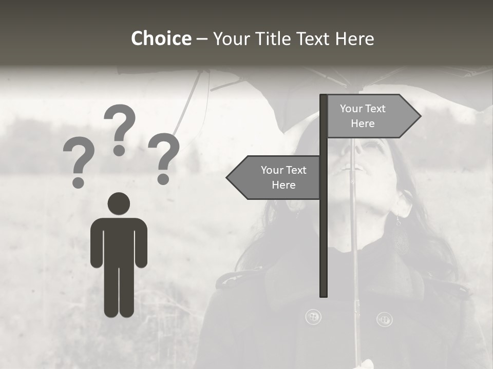 Fall Portrait Wind PowerPoint Template