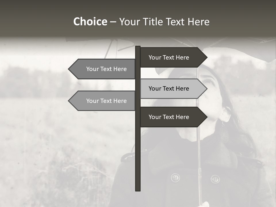 Fall Portrait Wind PowerPoint Template