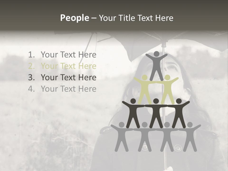 Fall Portrait Wind PowerPoint Template