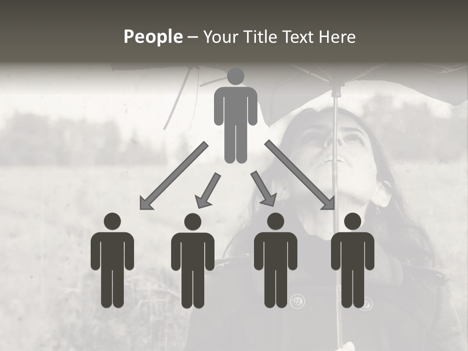 Fall Portrait Wind PowerPoint Template