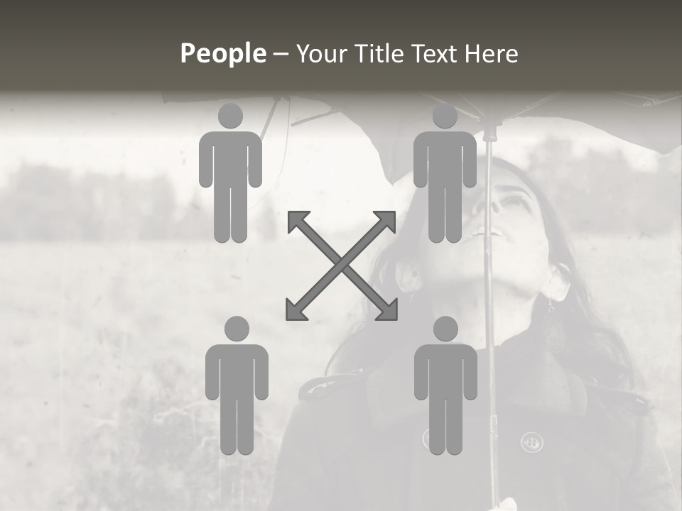 Fall Portrait Wind PowerPoint Template