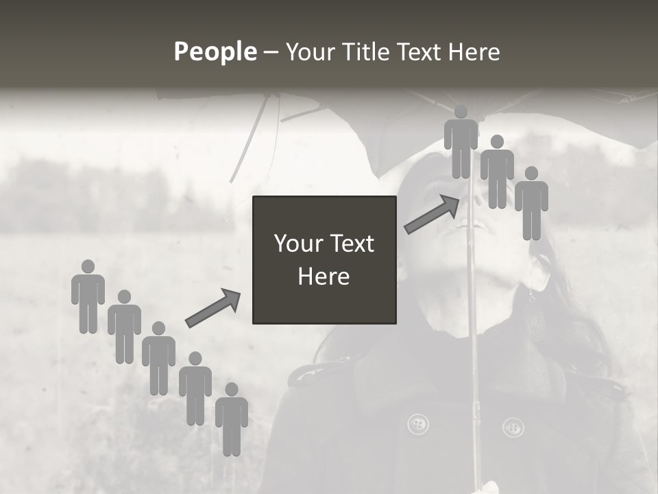 Fall Portrait Wind PowerPoint Template