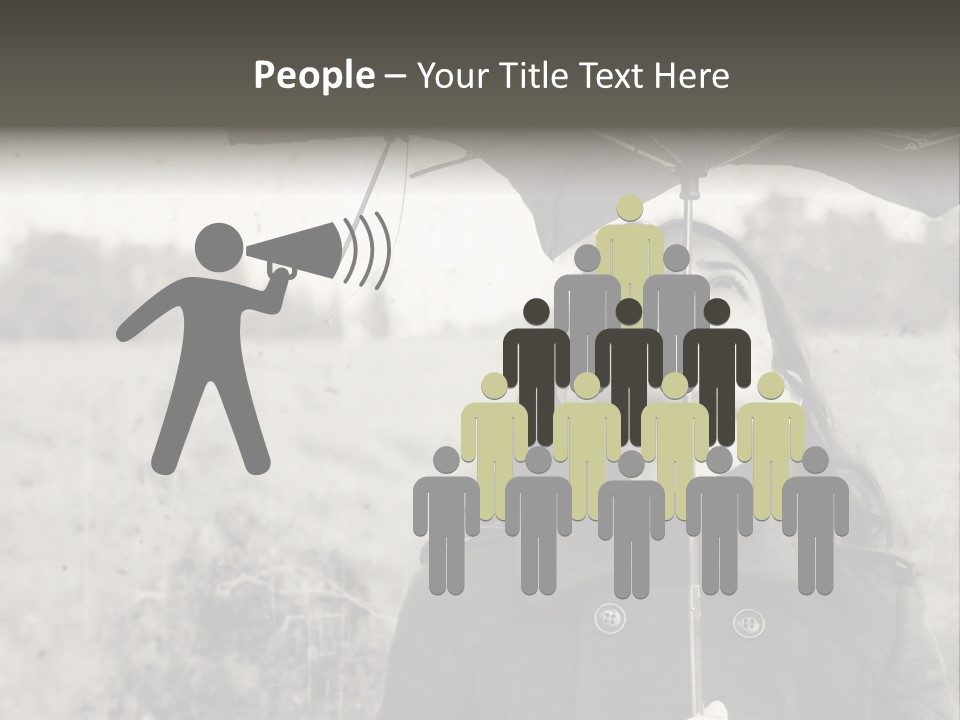 Fall Portrait Wind PowerPoint Template