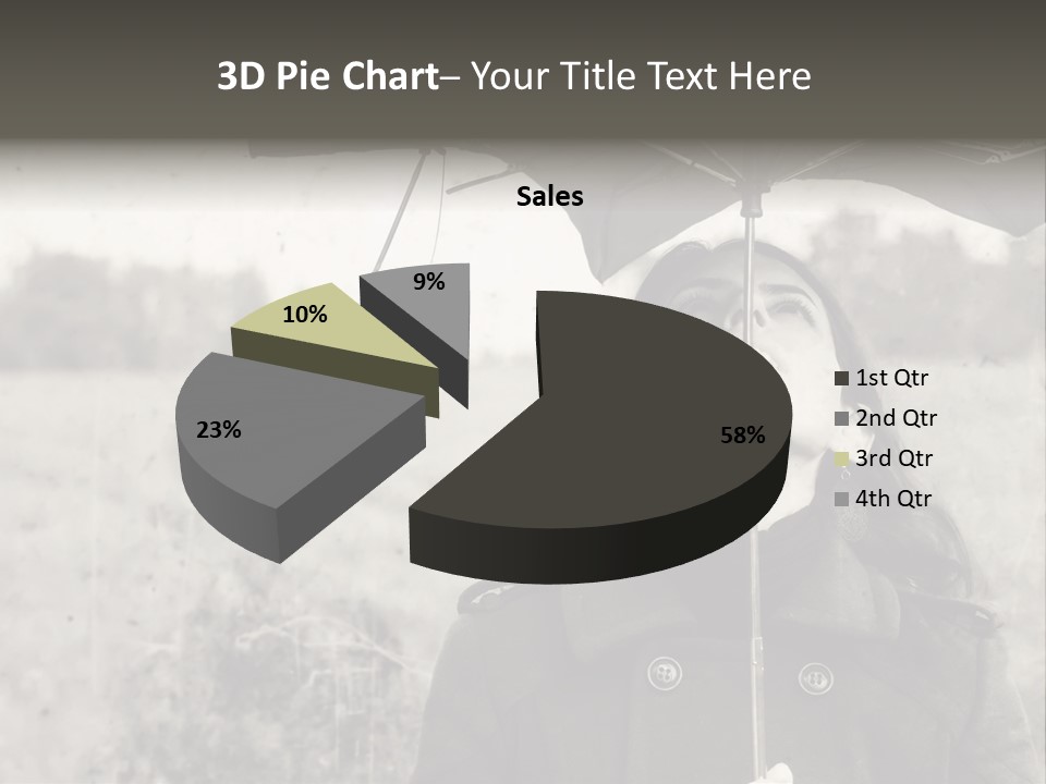 Fall Portrait Wind PowerPoint Template