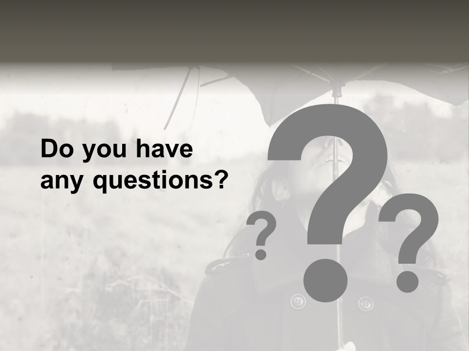 Fall Portrait Wind PowerPoint Template