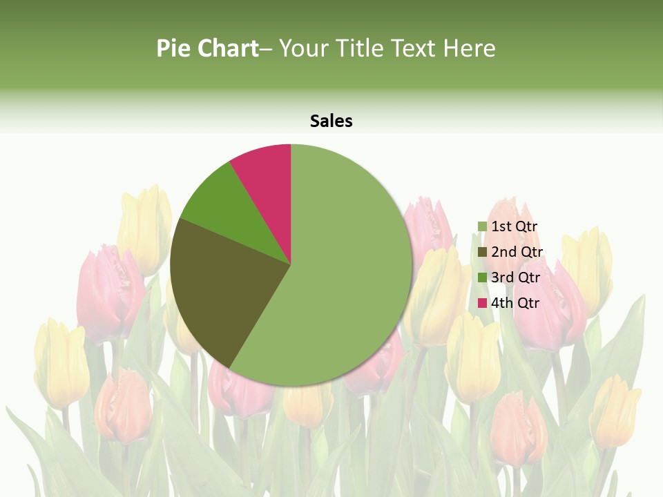 Arrangement Fresh Bouquet PowerPoint Template