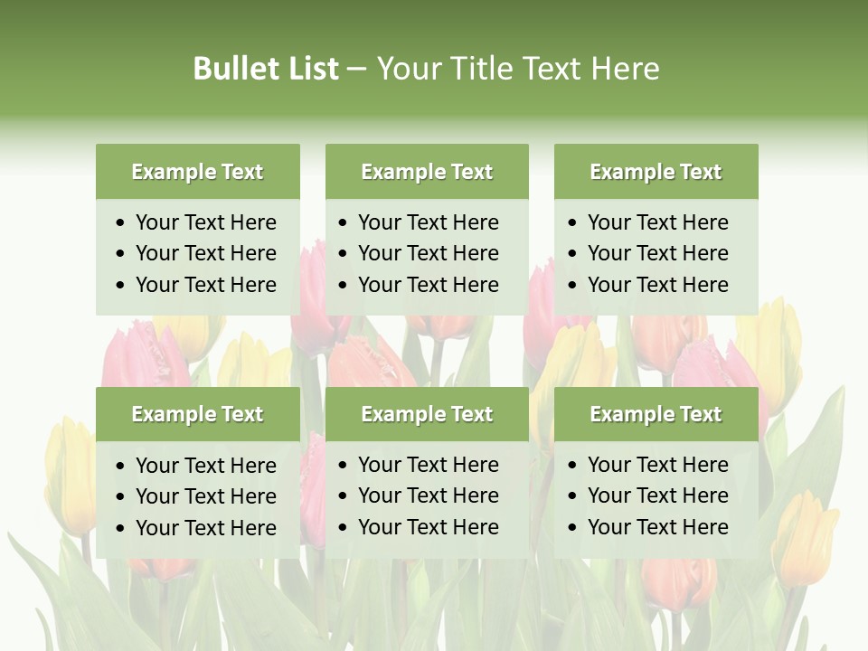 Arrangement Fresh Bouquet PowerPoint Template