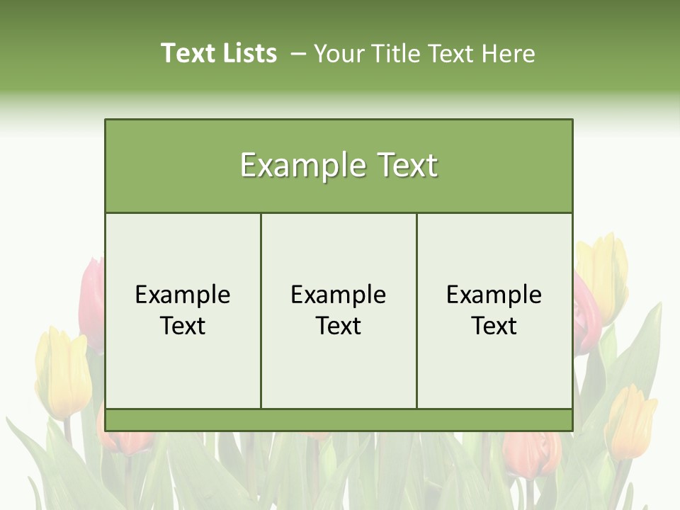 Arrangement Fresh Bouquet PowerPoint Template