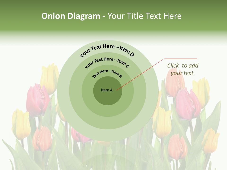 Arrangement Fresh Bouquet PowerPoint Template