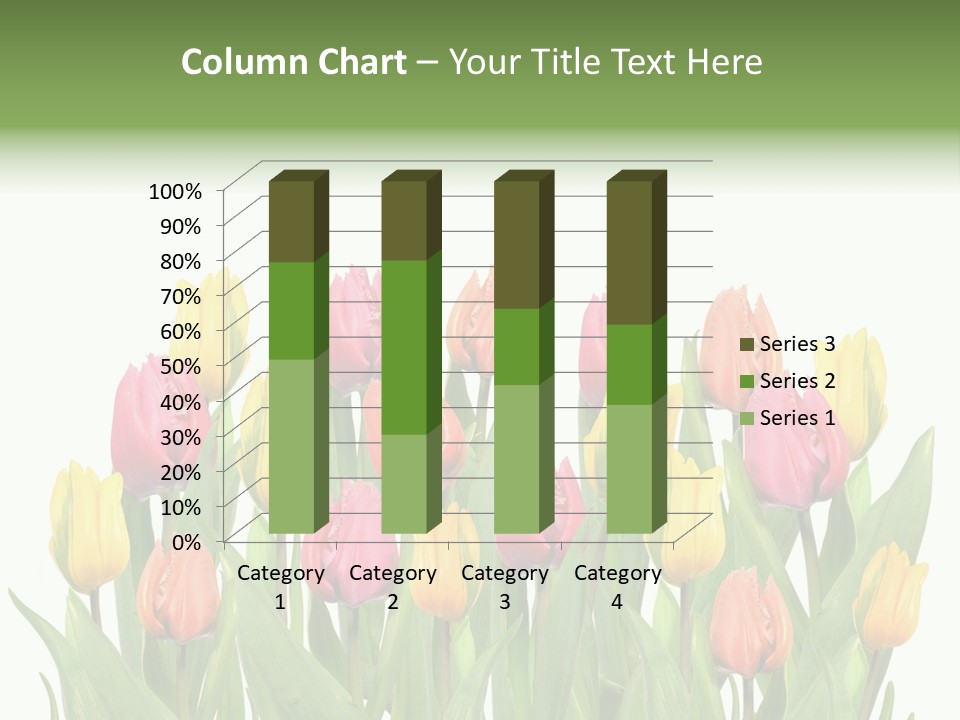 Arrangement Fresh Bouquet PowerPoint Template