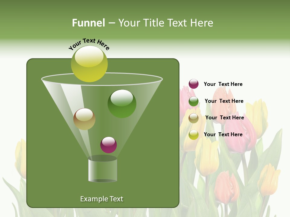 Arrangement Fresh Bouquet PowerPoint Template