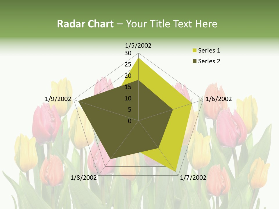 Arrangement Fresh Bouquet PowerPoint Template