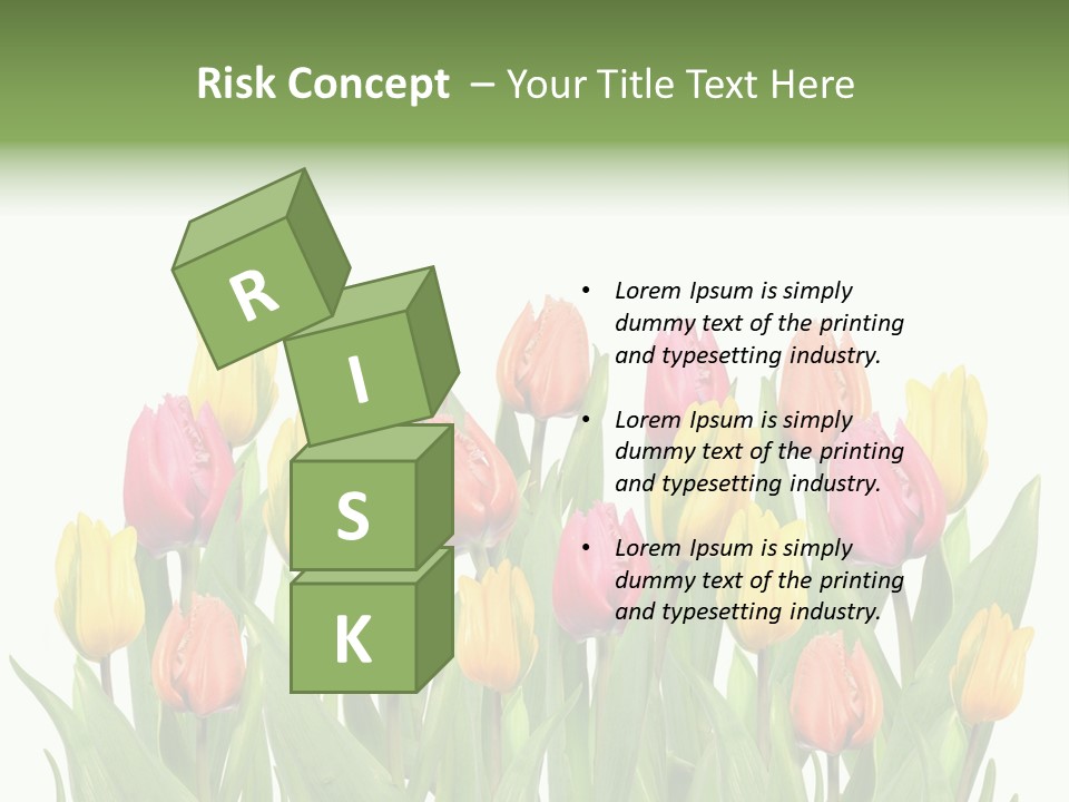 Arrangement Fresh Bouquet PowerPoint Template