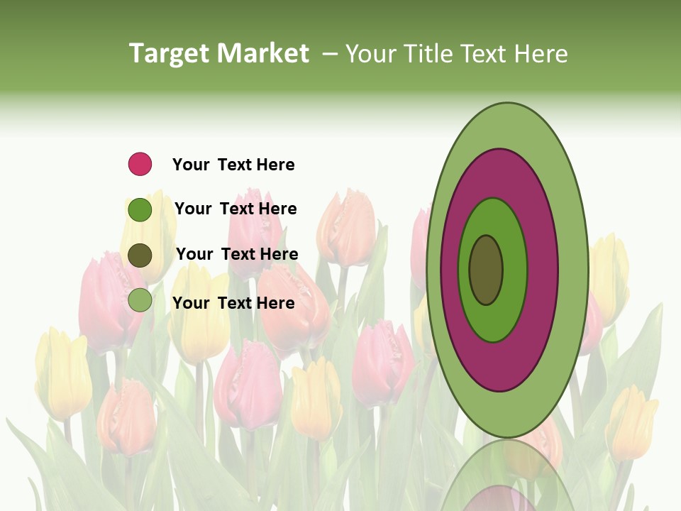 Arrangement Fresh Bouquet PowerPoint Template