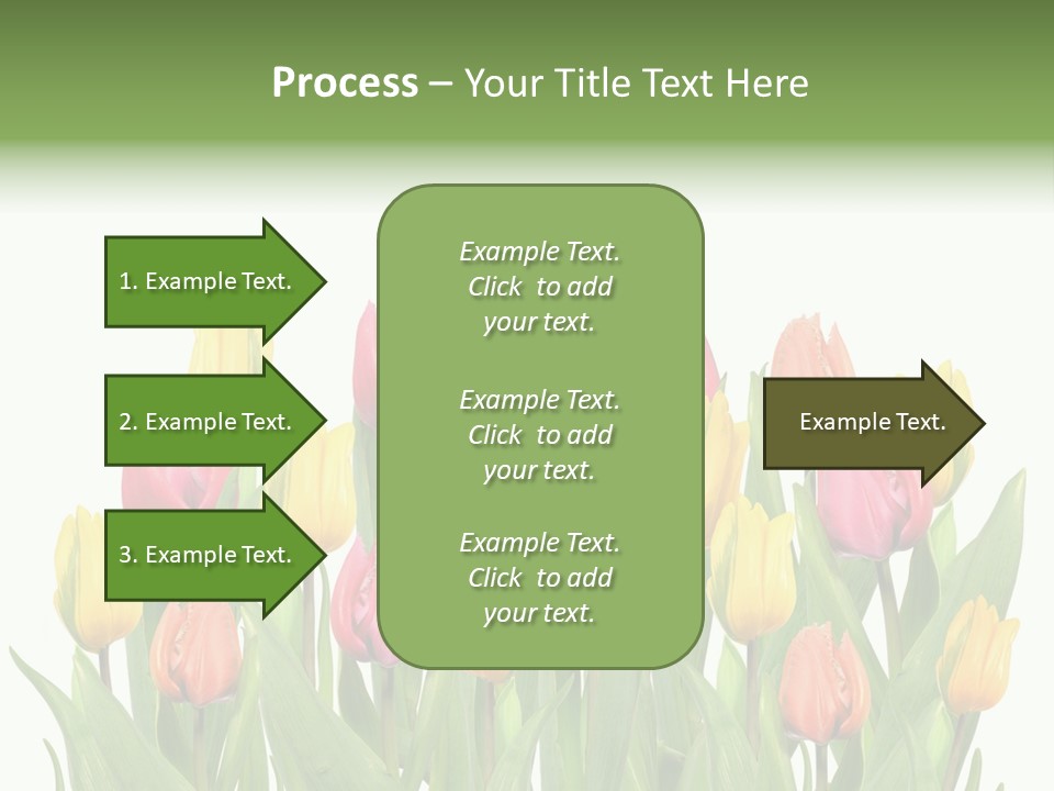 Arrangement Fresh Bouquet PowerPoint Template
