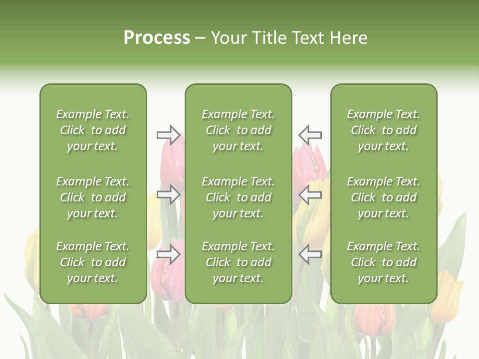 Arrangement Fresh Bouquet PowerPoint Template