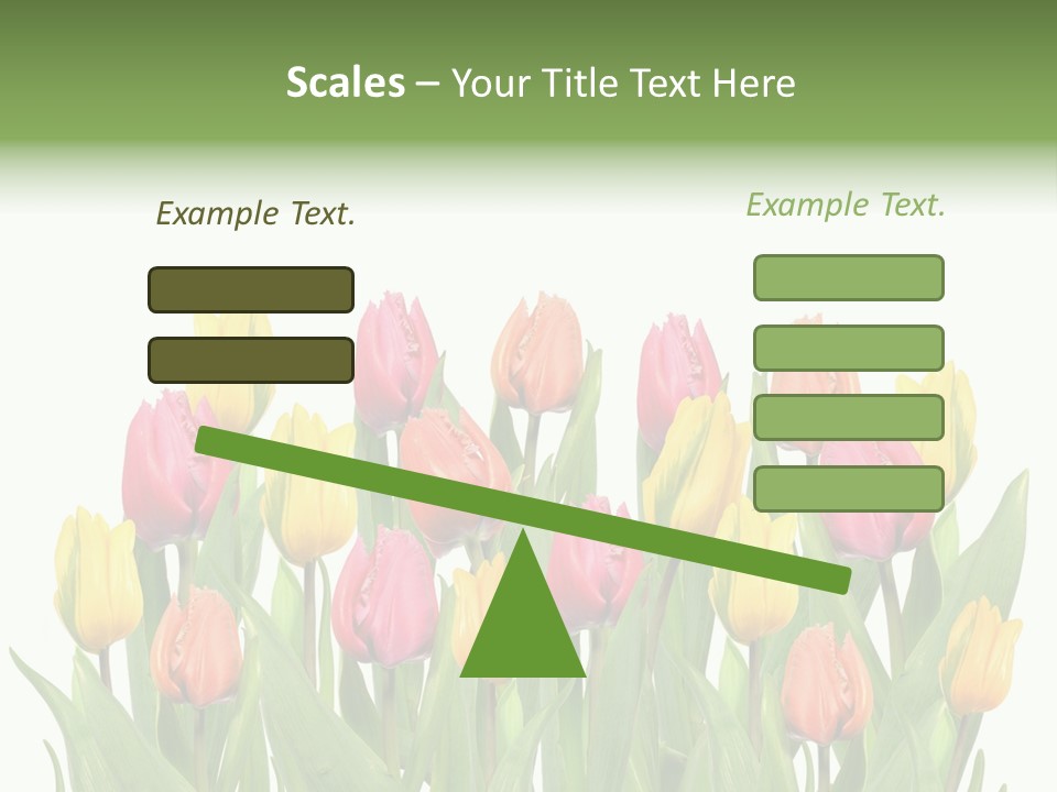 Arrangement Fresh Bouquet PowerPoint Template