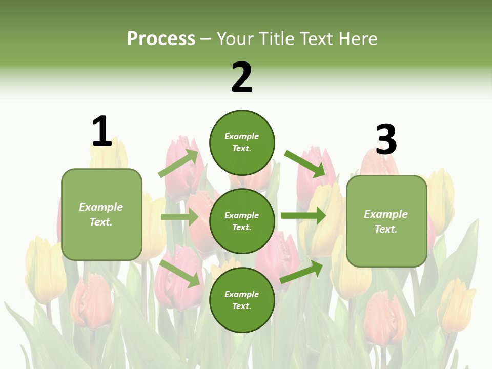 Arrangement Fresh Bouquet PowerPoint Template