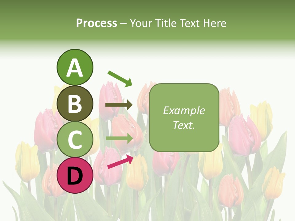 Arrangement Fresh Bouquet PowerPoint Template