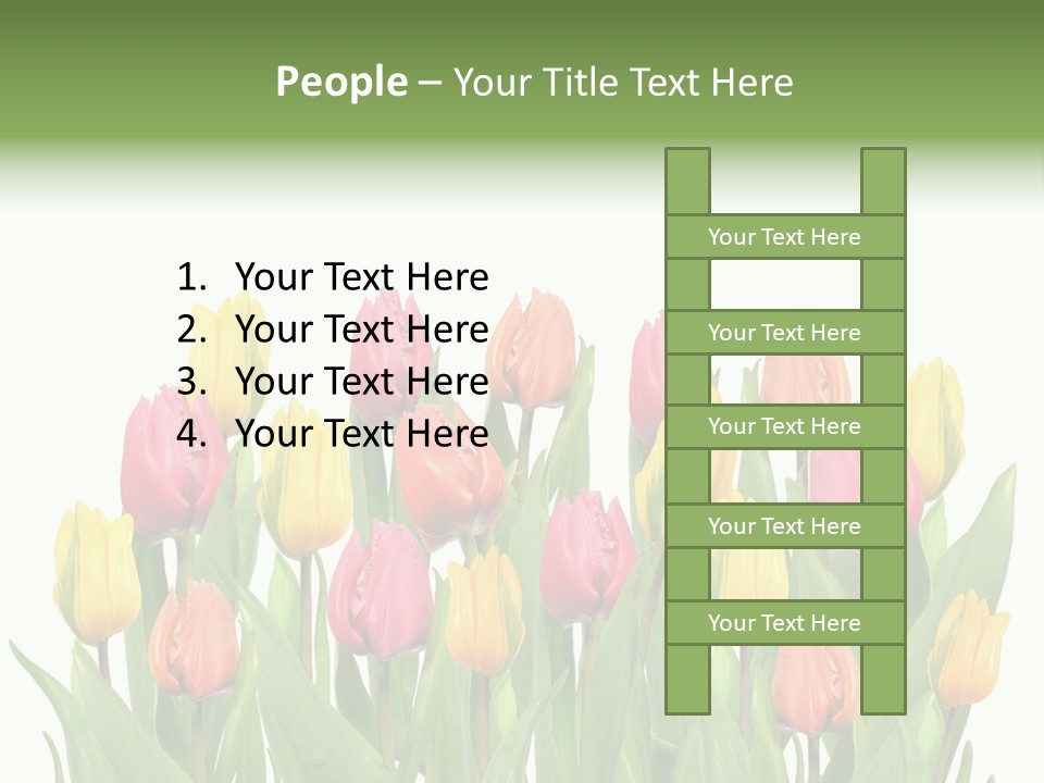 Arrangement Fresh Bouquet PowerPoint Template