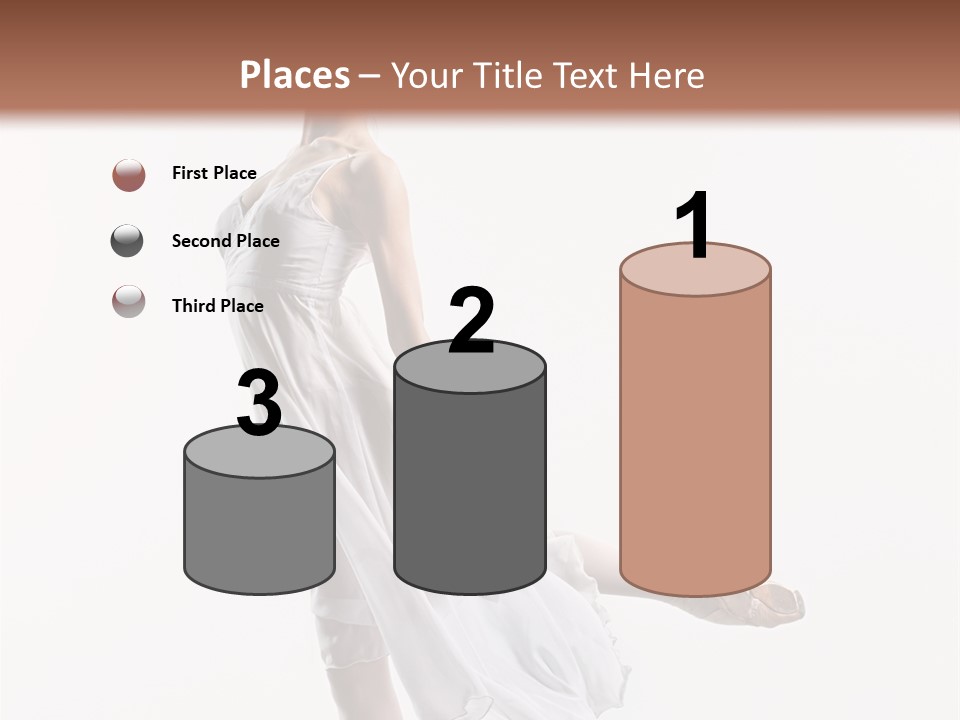 Female Woman Dancer PowerPoint Template