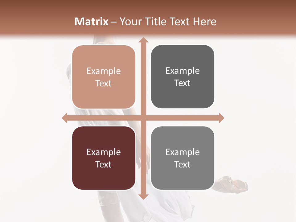 Female Woman Dancer PowerPoint Template