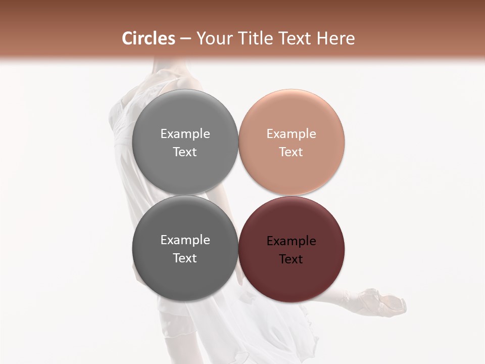 Female Woman Dancer PowerPoint Template