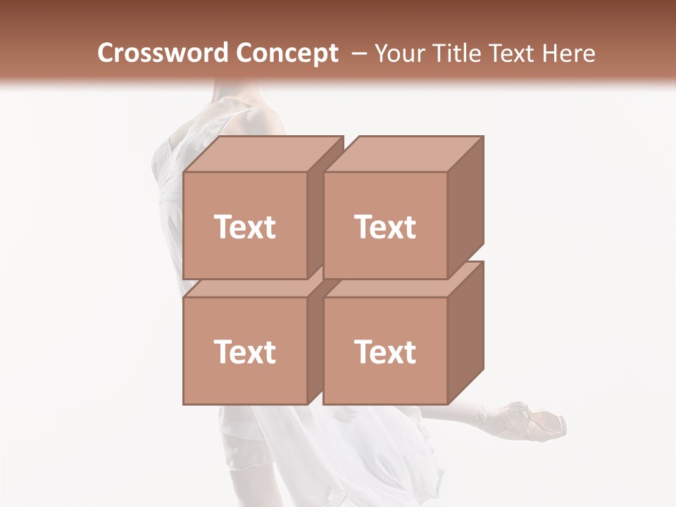 Female Woman Dancer PowerPoint Template