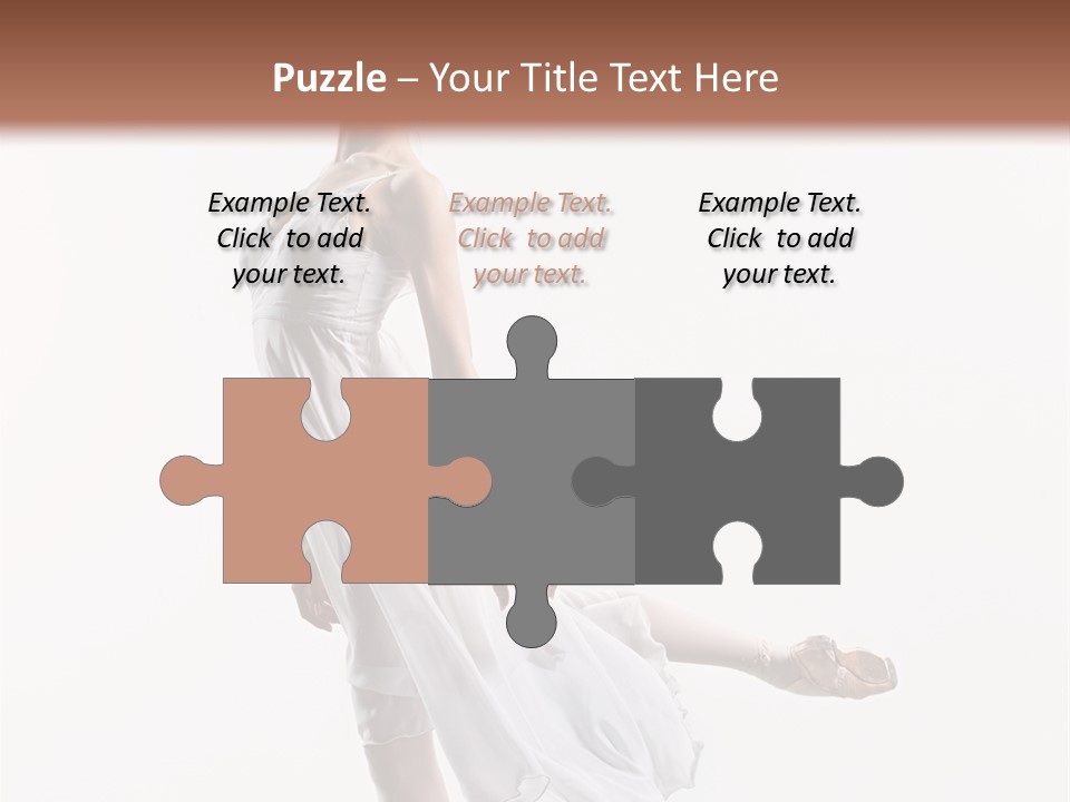 Female Woman Dancer PowerPoint Template