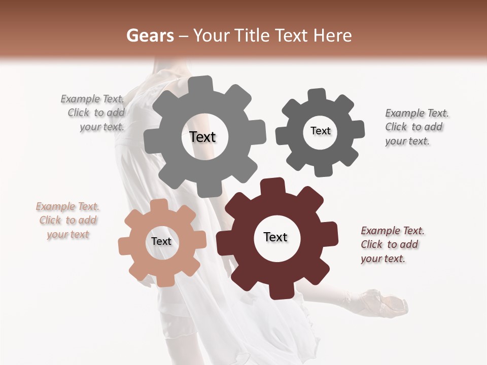 Female Woman Dancer PowerPoint Template