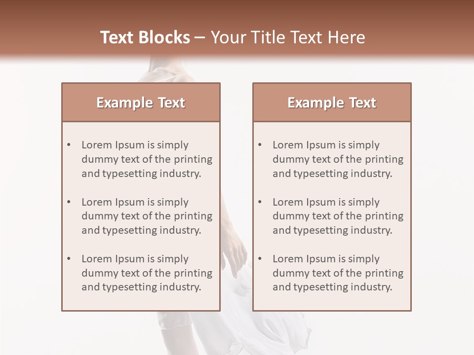 Female Woman Dancer PowerPoint Template