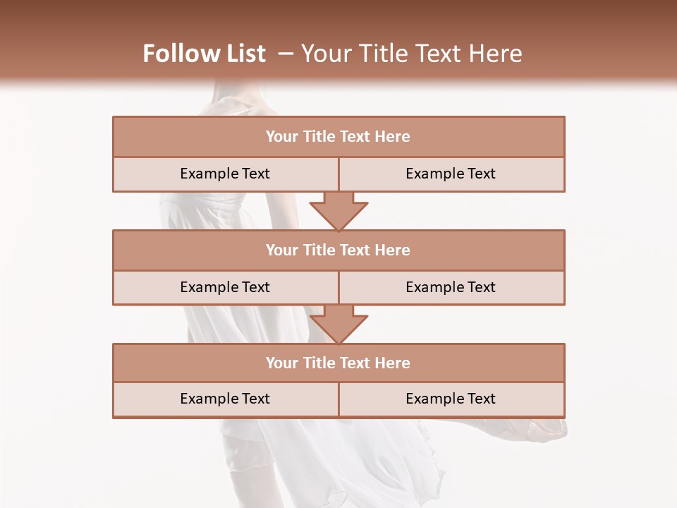 Female Woman Dancer PowerPoint Template