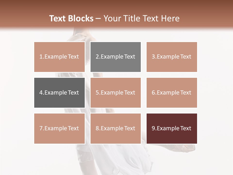 Female Woman Dancer PowerPoint Template