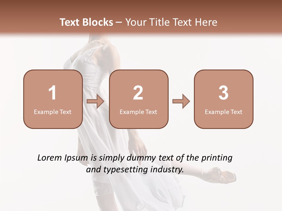 Female Woman Dancer PowerPoint Template