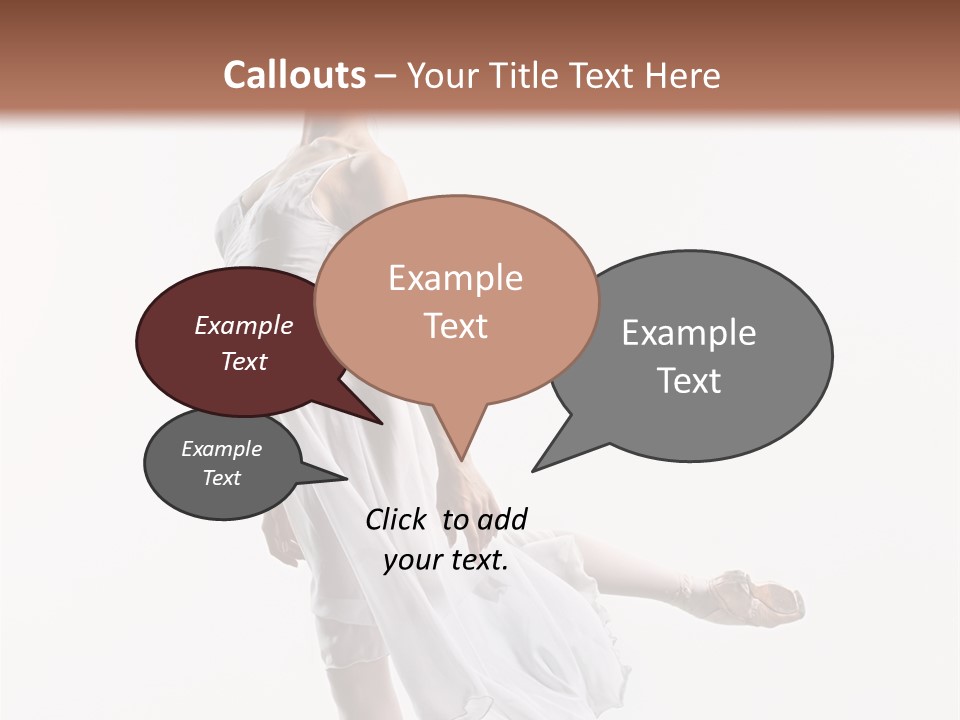 Female Woman Dancer PowerPoint Template