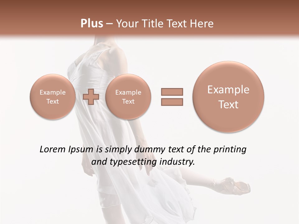 Female Woman Dancer PowerPoint Template