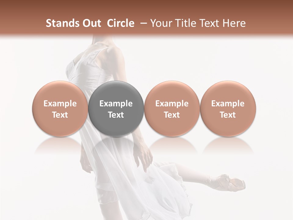 Female Woman Dancer PowerPoint Template