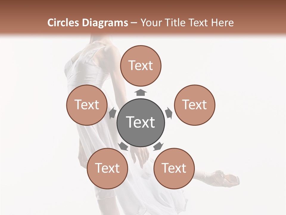 Female Woman Dancer PowerPoint Template