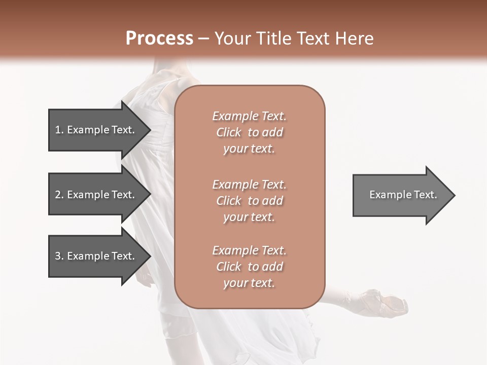 Female Woman Dancer PowerPoint Template