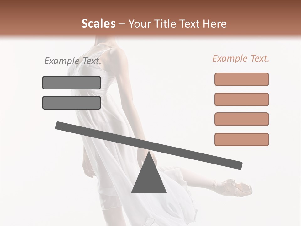 Female Woman Dancer PowerPoint Template