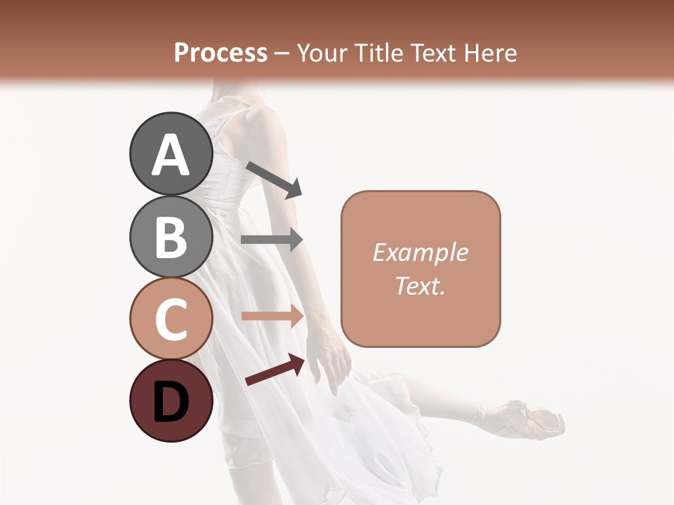 Female Woman Dancer PowerPoint Template