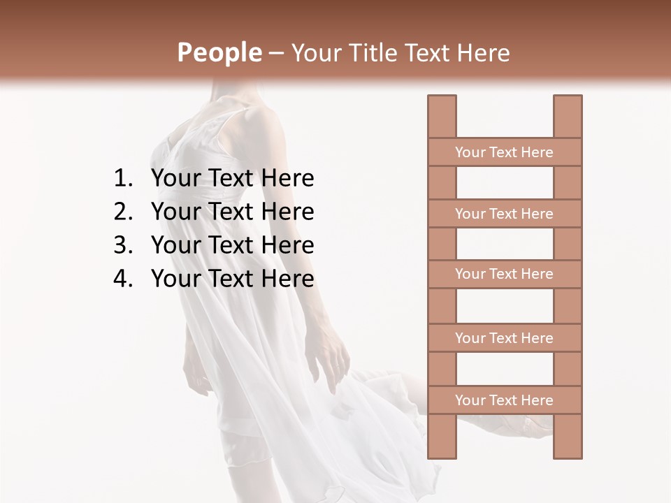 Female Woman Dancer PowerPoint Template