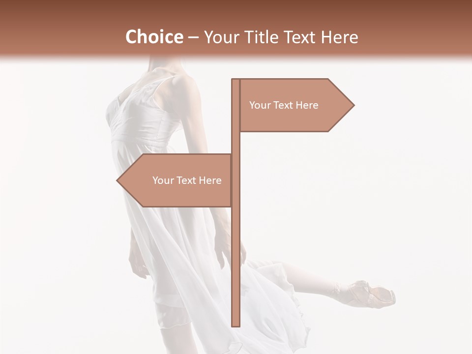 Female Woman Dancer PowerPoint Template