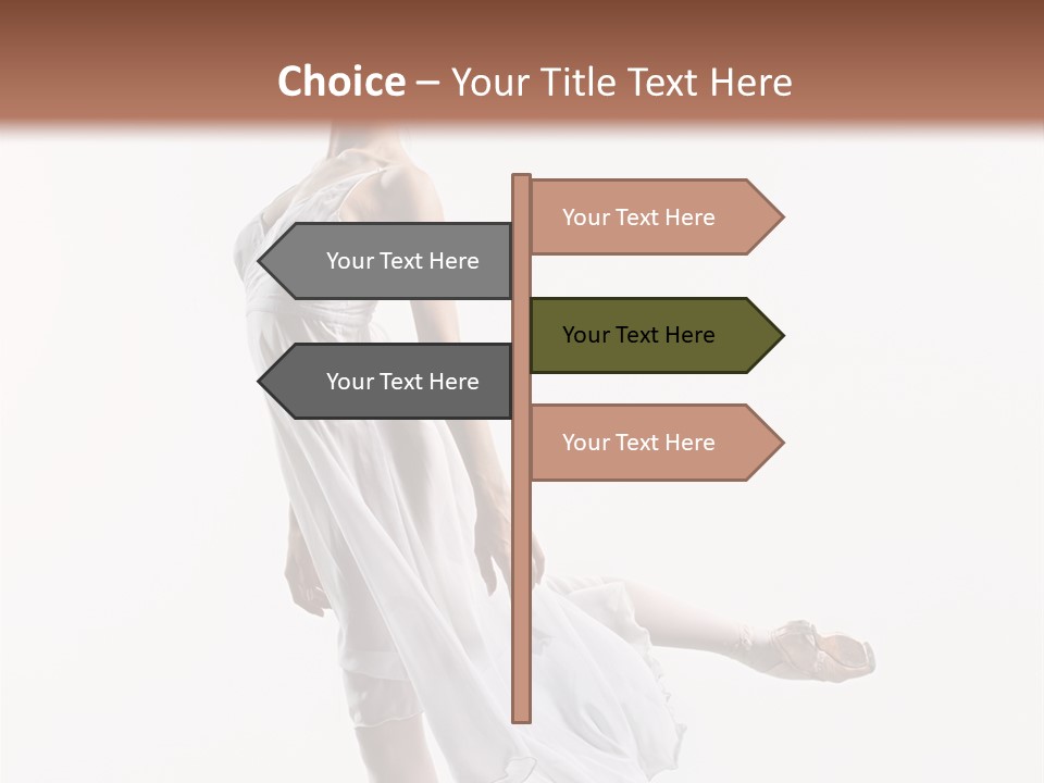 Female Woman Dancer PowerPoint Template